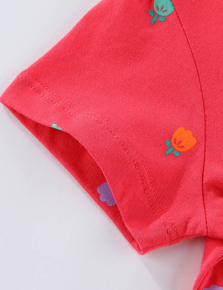 Cute Dinosaur Embroidered Dress - Image 2
