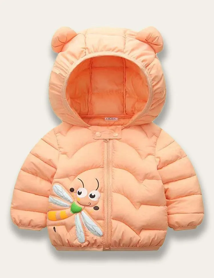 Cute Dragonfly Cotton Coat - Image 3