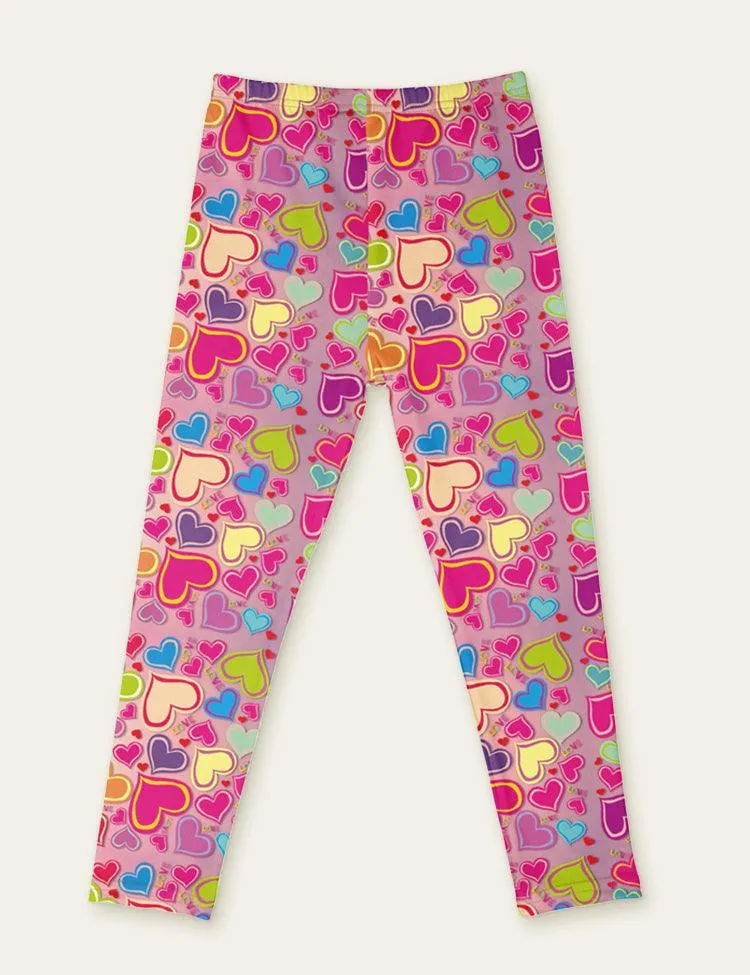 Cute Floral Animal Full Printed Leggings - Image 6