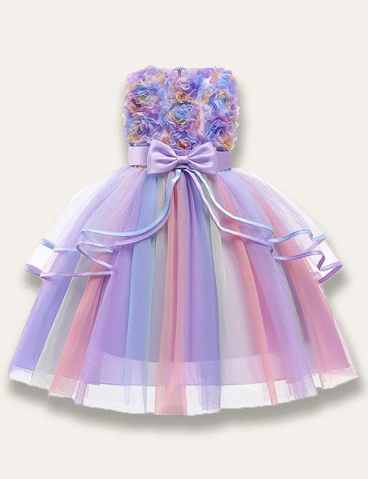 Cute Puffy Princess Party Dress - Image 2