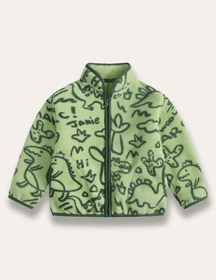 Cute Polar Fleece Warm Coat - Image 2