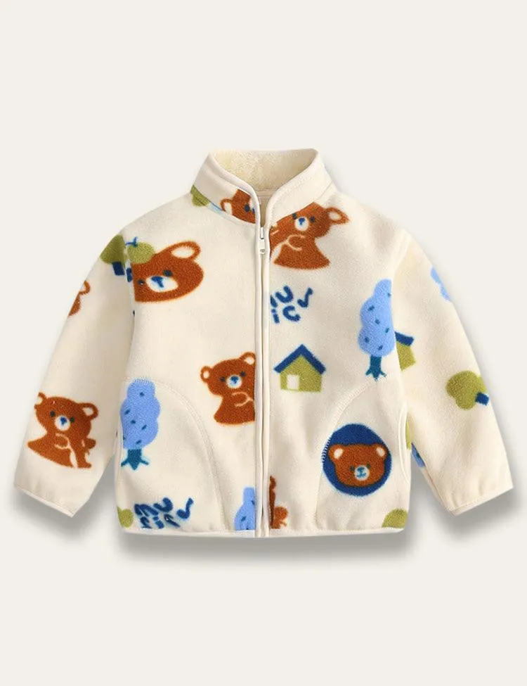 Cute Polar Fleece Warm Coat - Image 6