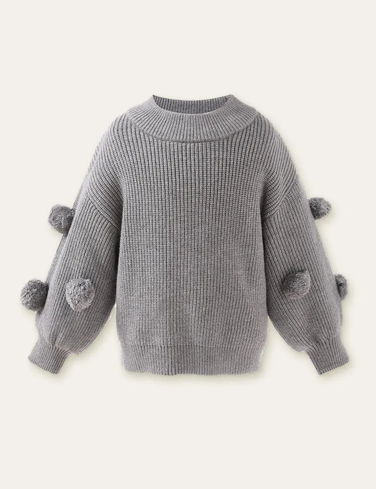 Cute Pom Pom Sweater - Image 5