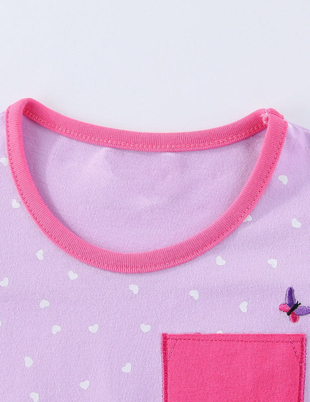 Cute Unicorn Embroidered Dress - Image 4