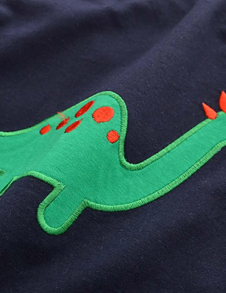 Dinosaur Appliqué  T-shirt - Image 3
