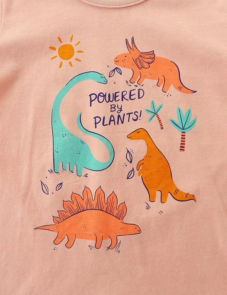 Dinosaur Friends Printed Long Sleeve T-shirt - Image 3