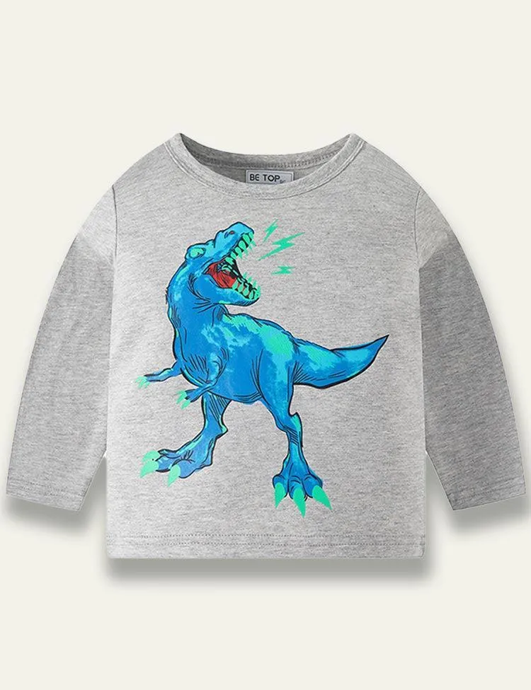 Dinosaur Long Sleeve T-shirt - Image 2