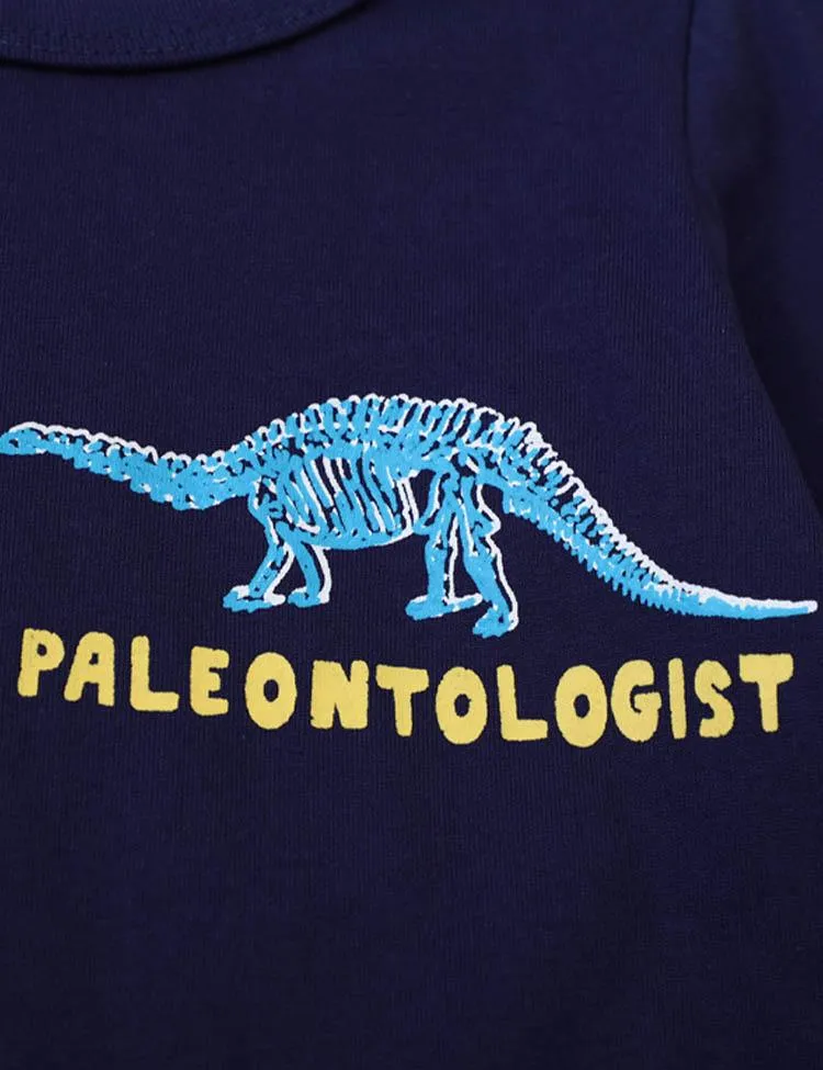 Dinosaur Paleontologist Printed Sweatshirt - Image 4