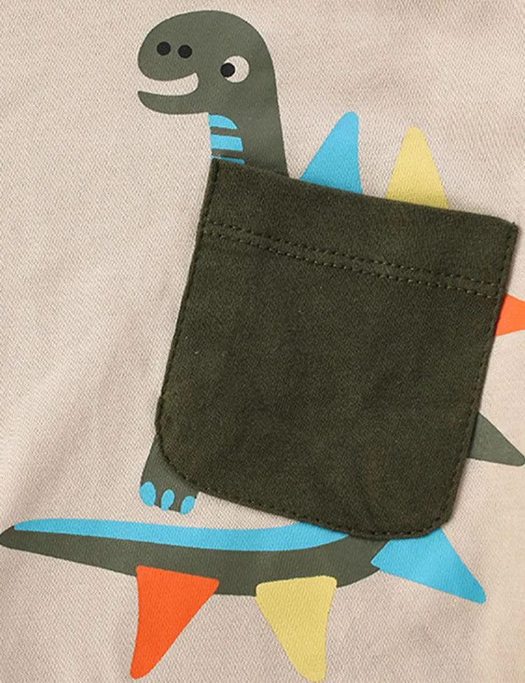 Dinosaur Round Neck T-shirt - Image 3
