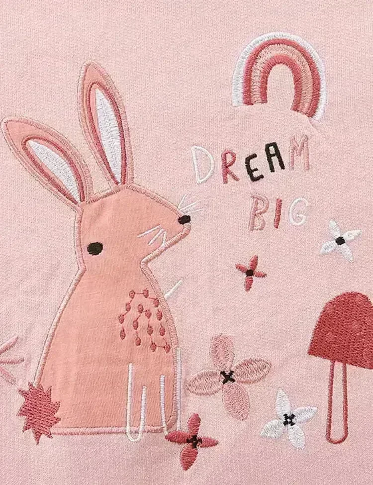 Dream Rabbit Appliqué Sweatshirt - Image 2