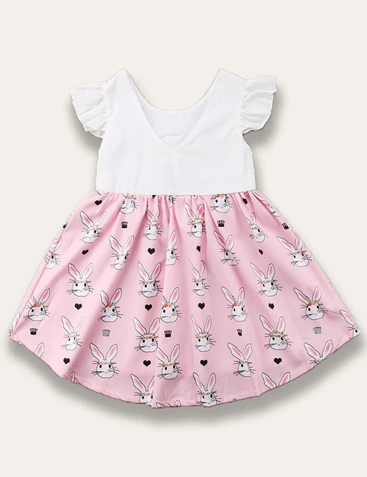 Easter Bunny Appliqué Dress - Image 3