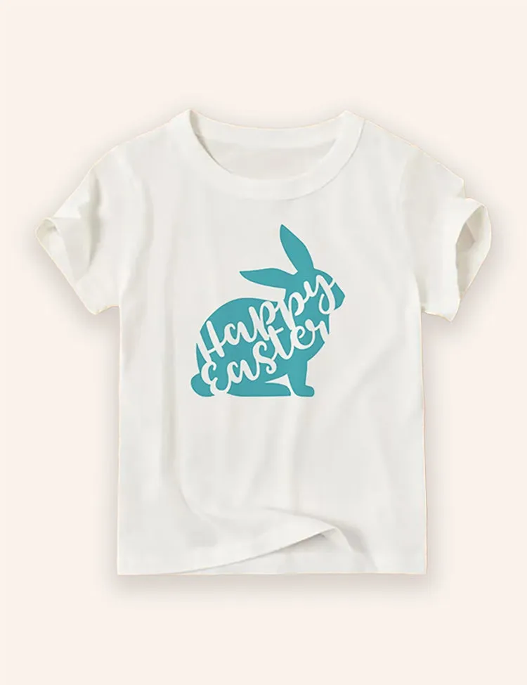 Easter Cartoon Printed T-Shirt - Image 4