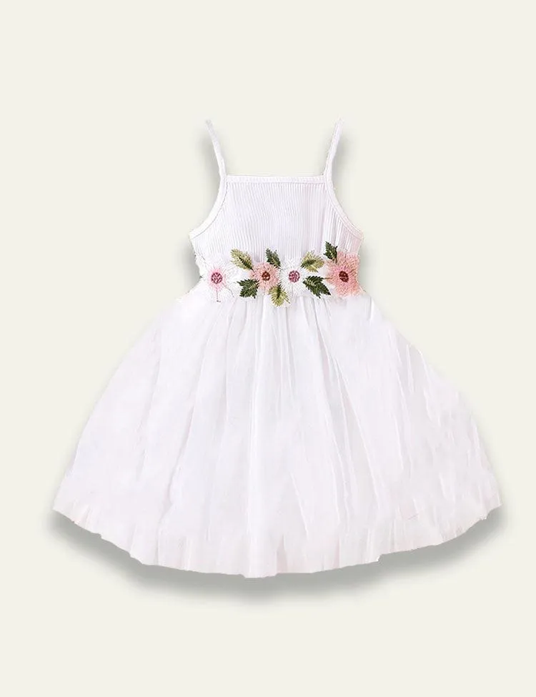 Embroidered Gauze Dress - Image 2