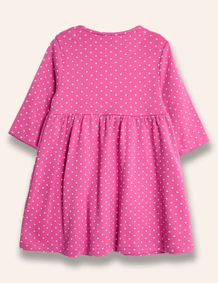 Fairy Appliqué Dotted Dress - Image 2