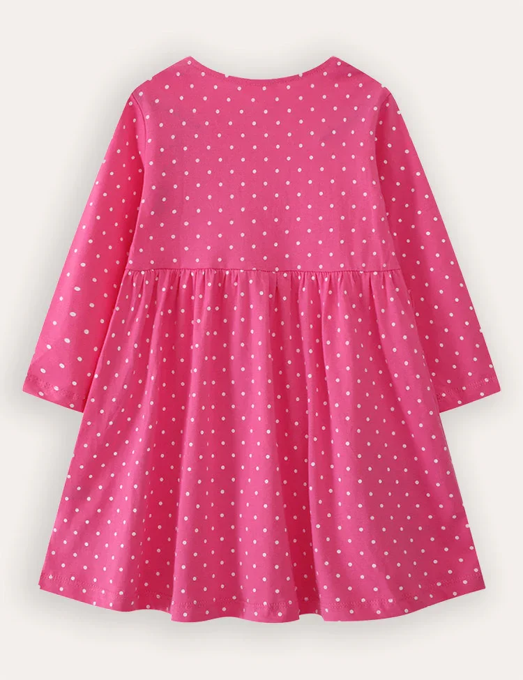 Fairy Embroidered Long-sleeved Dress - Image 2