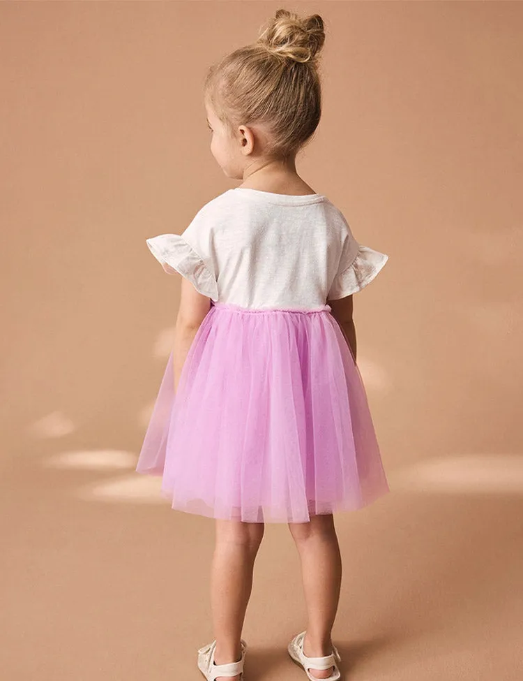 Fairy Printed Tulle Dress - Image 3