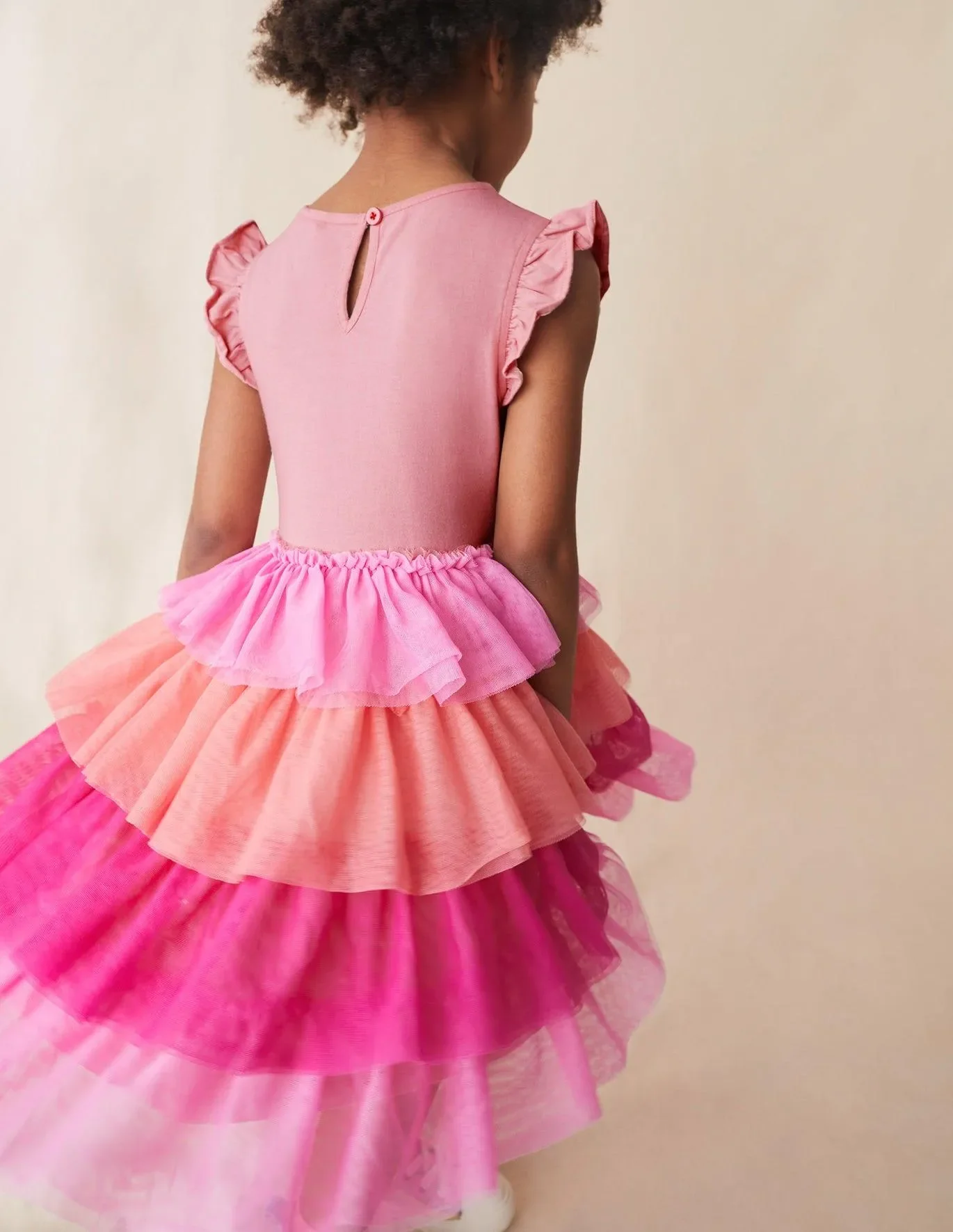 Flamingo Appliqué Tulle Dress - Image 3