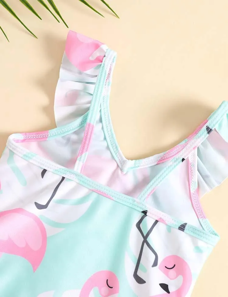 Flamingo One-Piece Swimsuit - Image 4