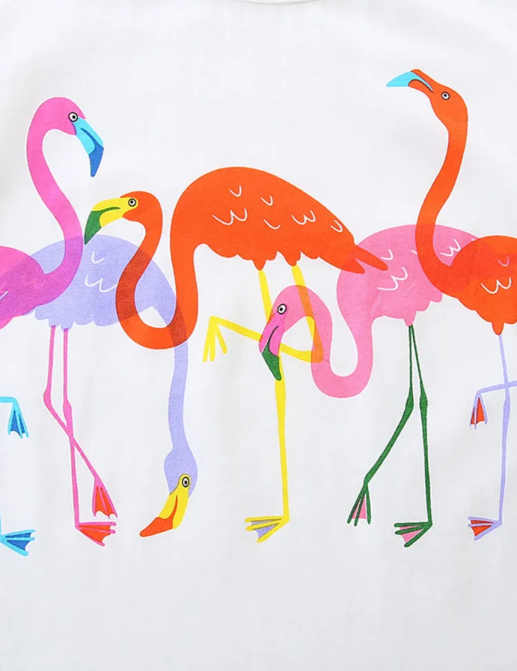 Flamingo Printed T-shirt - Image 4