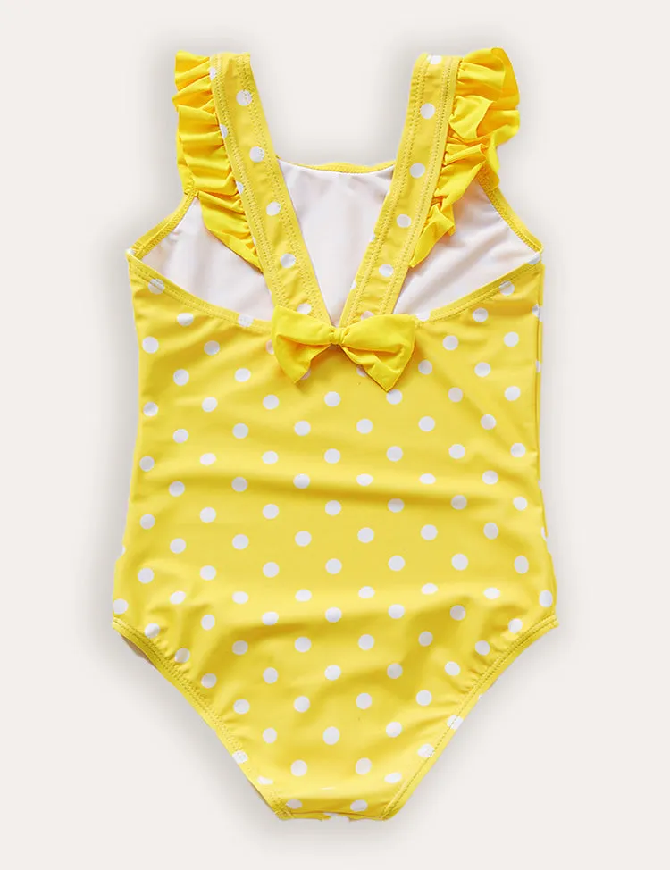 Flamingo Ruffled One-piece Swimsuit - Image 5