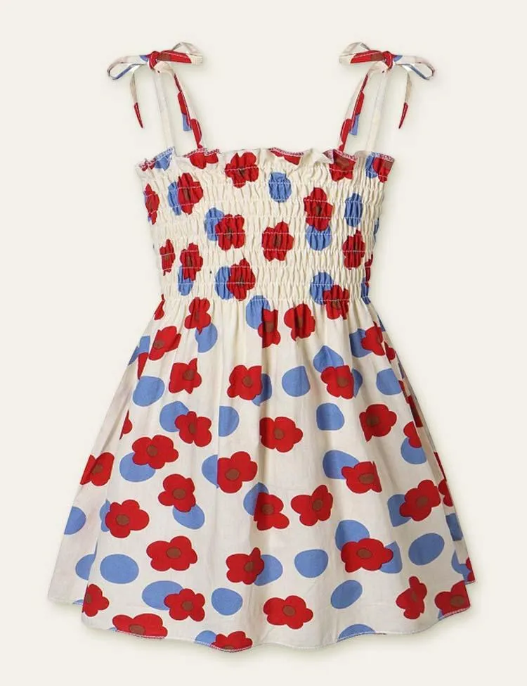 Floral Fruit Full Printed Dress - Image 3