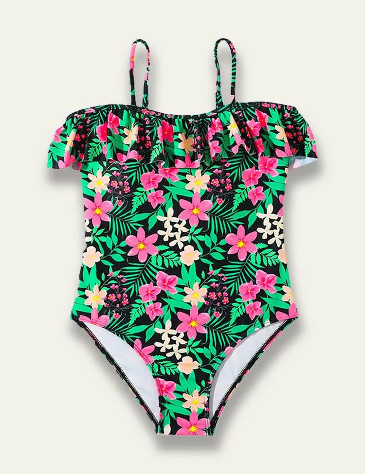 Floral One Piece Swimsuit
