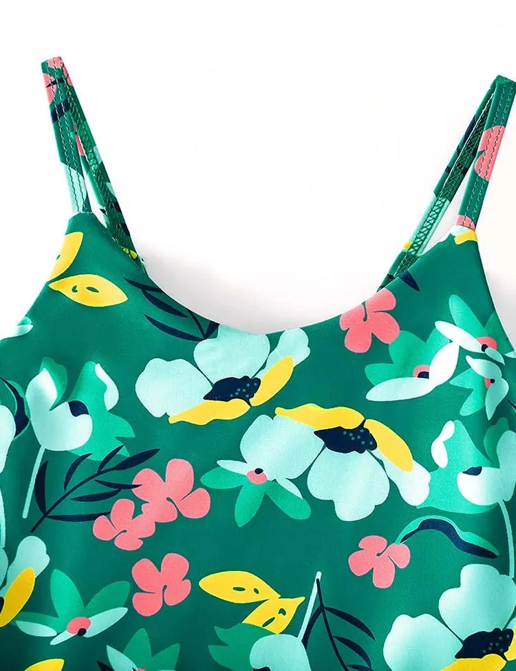 Floral Printed One-Piece Swimsuit - Image 8