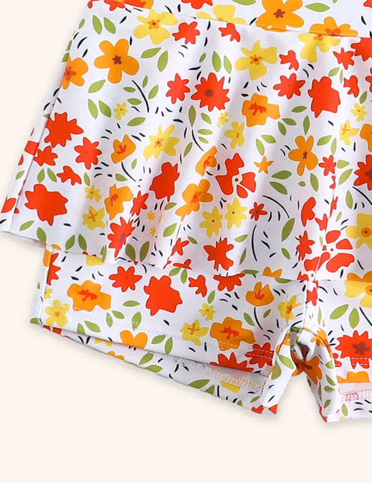 Floral Printed Swimsuit - Image 4
