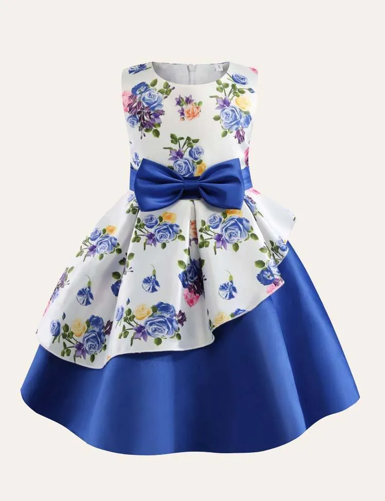Floral Sleeveless Party Dress