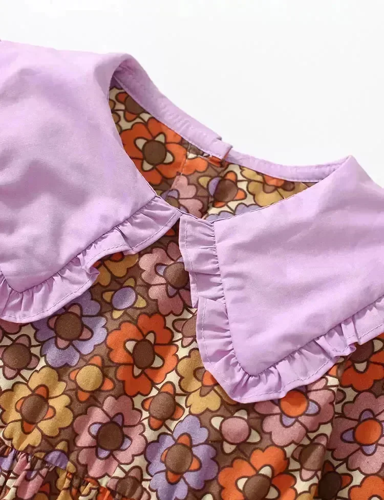 Flower Pattern Printed Dress - Image 2