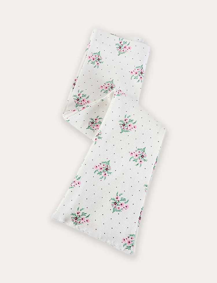 Flower Print Leggings - Image 2