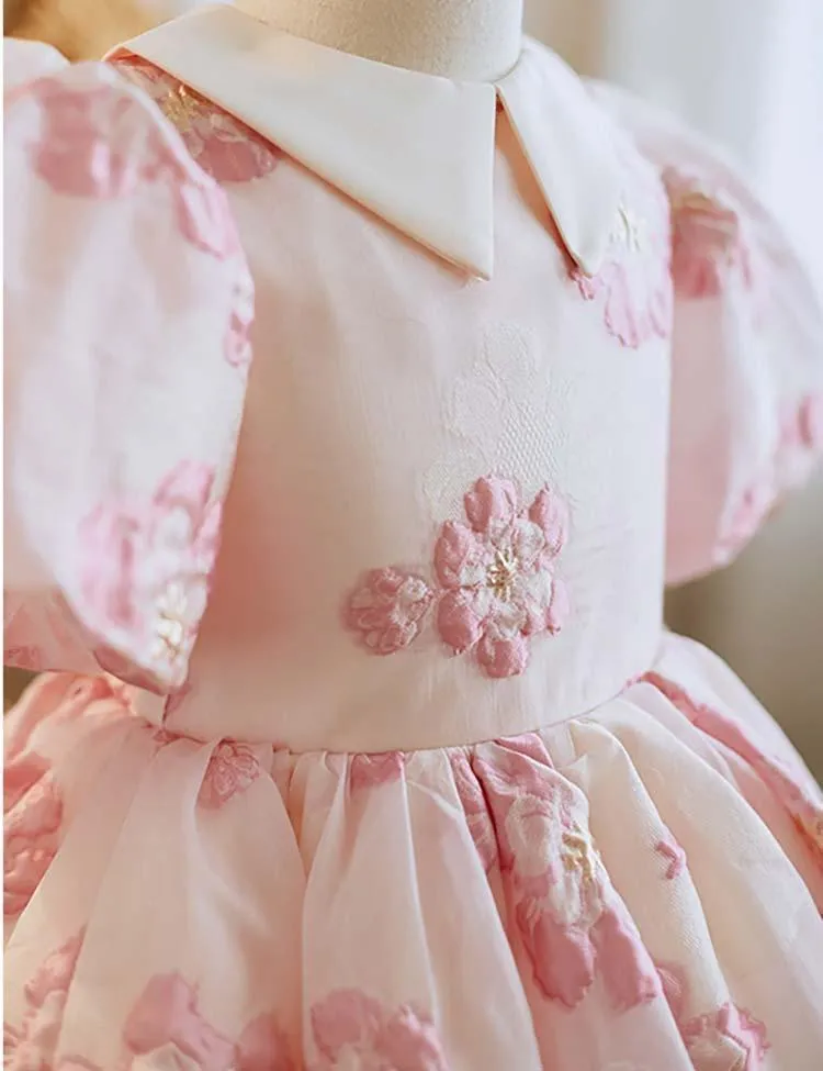 Flower Print Princess Dress - Image 4