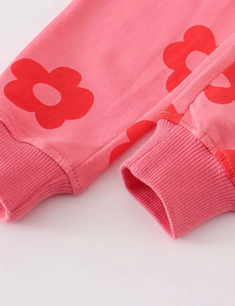 Flower Print Sweatpants - Image 3