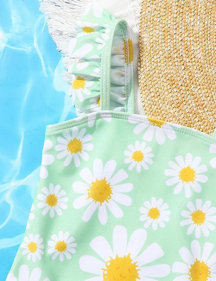 Flower Printed Sweet Swimsuit - Image 3