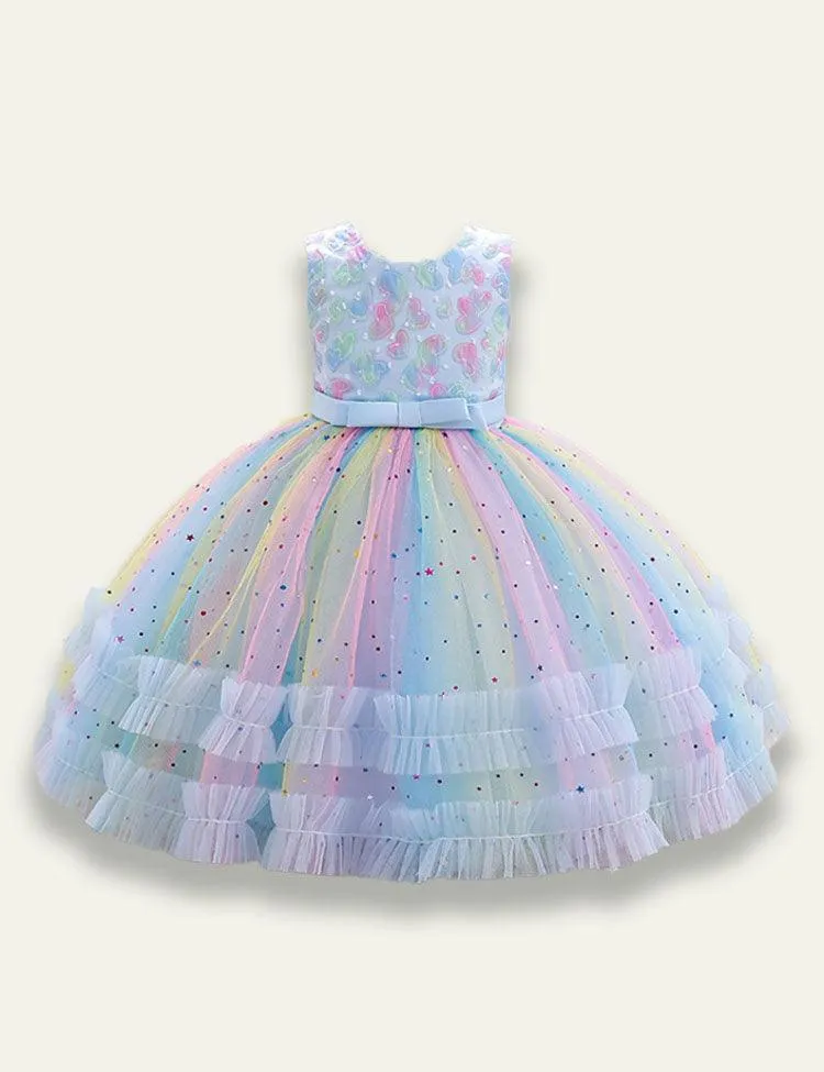 Fluffy Mesh Party Dress - Image 2