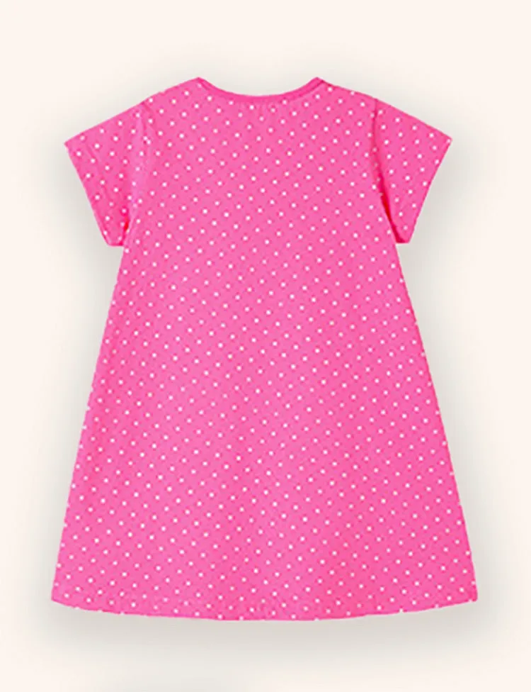 Fox Applique Dress - Image 2