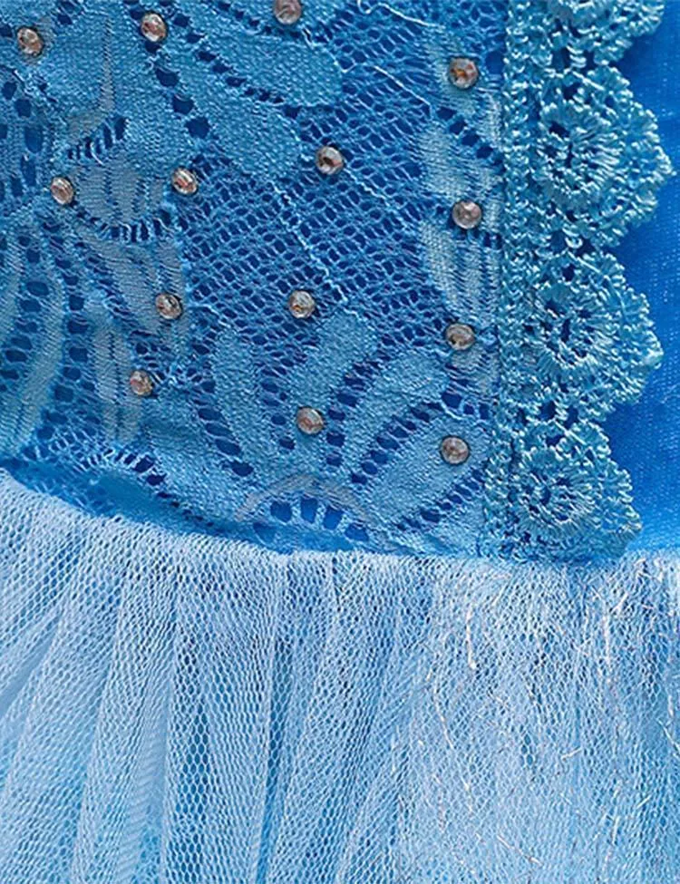 Frozen Butterfly Mesh Party Dress - Image 3