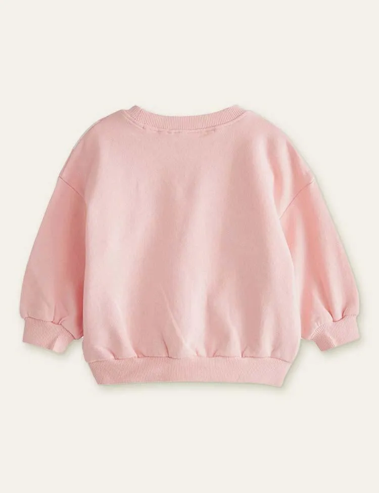 Funny Dinosaur Appliqué Sweatshirt - Image 2