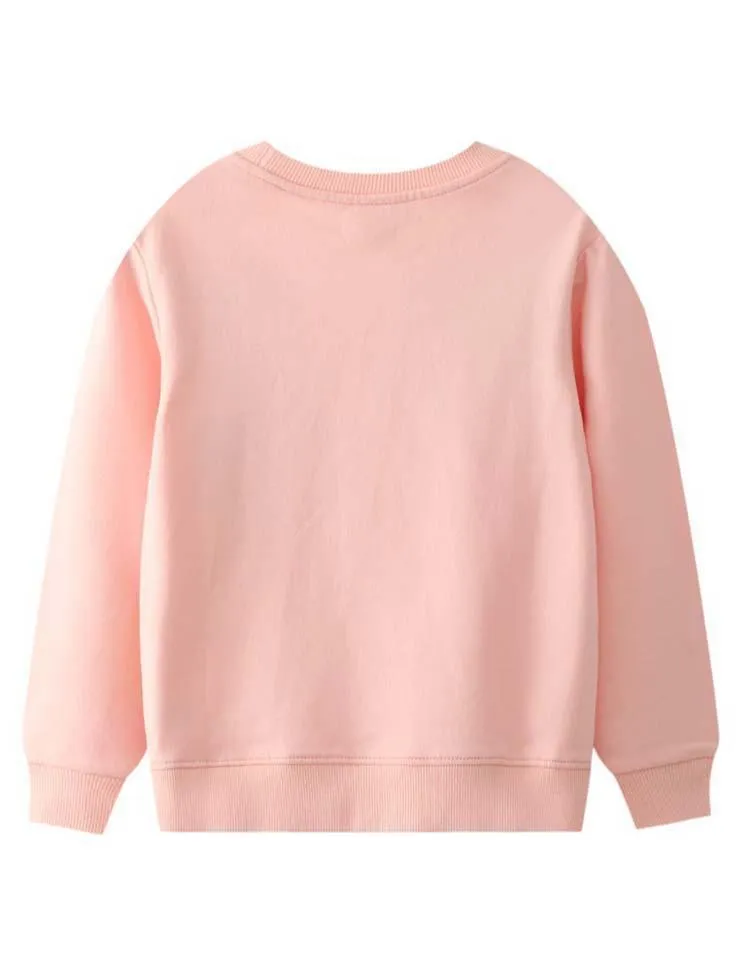 Giraffe Appliqué Long-Sleeved Sweater - Image 3