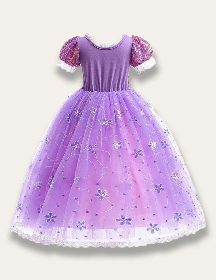 Glitter Rapunzel Party Dress - Image 2