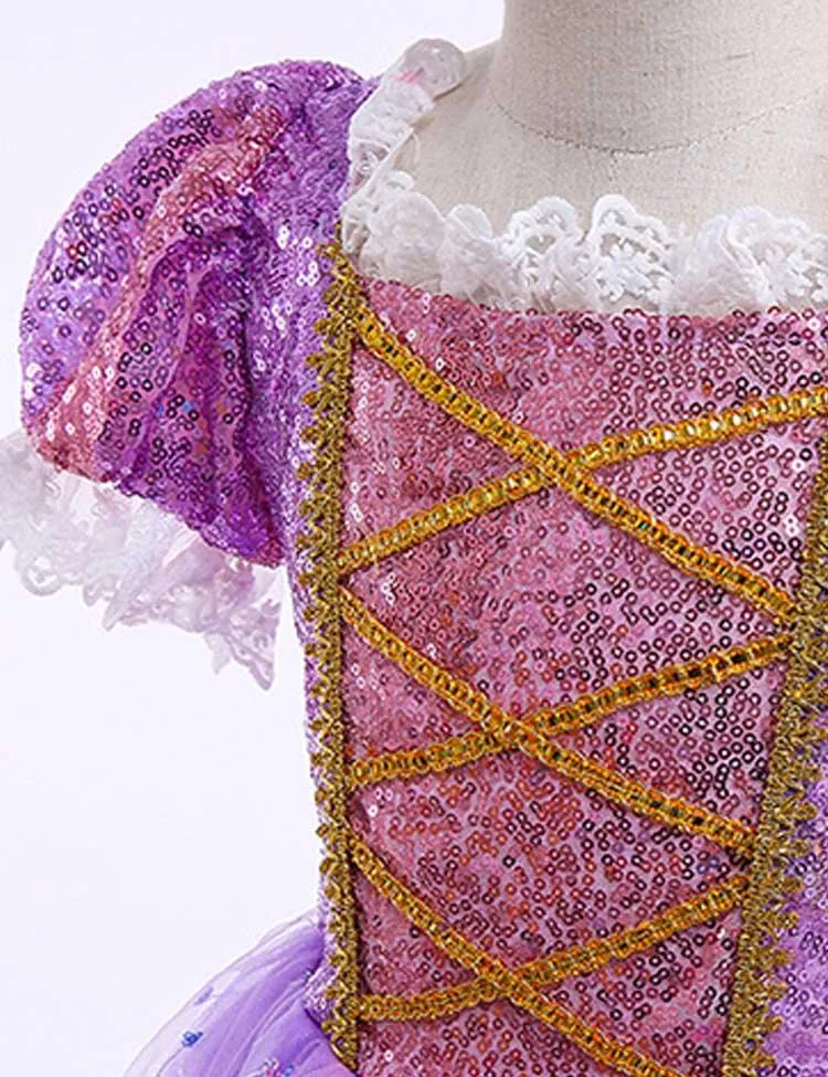 Glitter Rapunzel Party Dress - Image 3