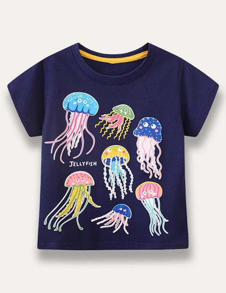 Glowing Jellyfish T-Shirt - Image 2