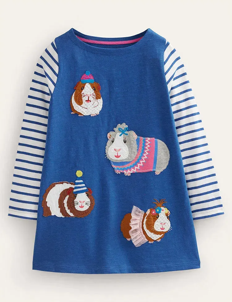 Guinea Pig Appliqué Dress