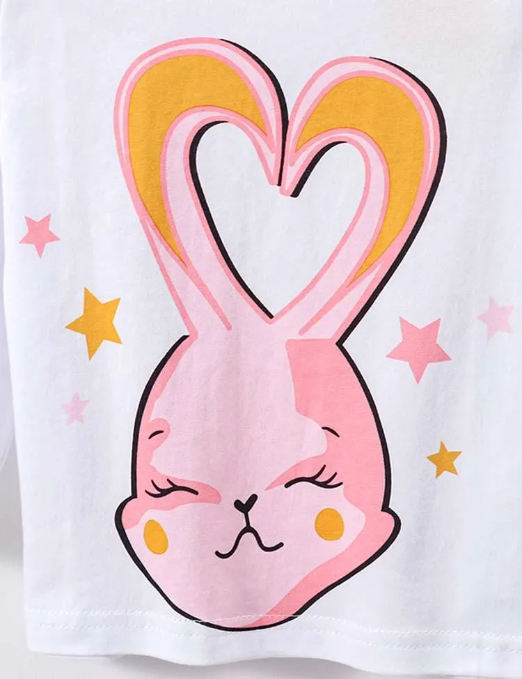 Happy Rabbit Printed Long Sleeve T-shirt - Image 2