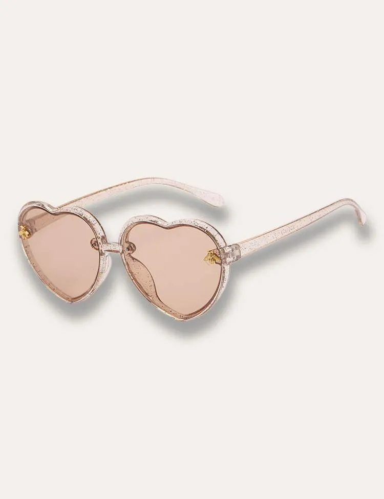 Heart Frame Little Bee Sunglasses - Image 2
