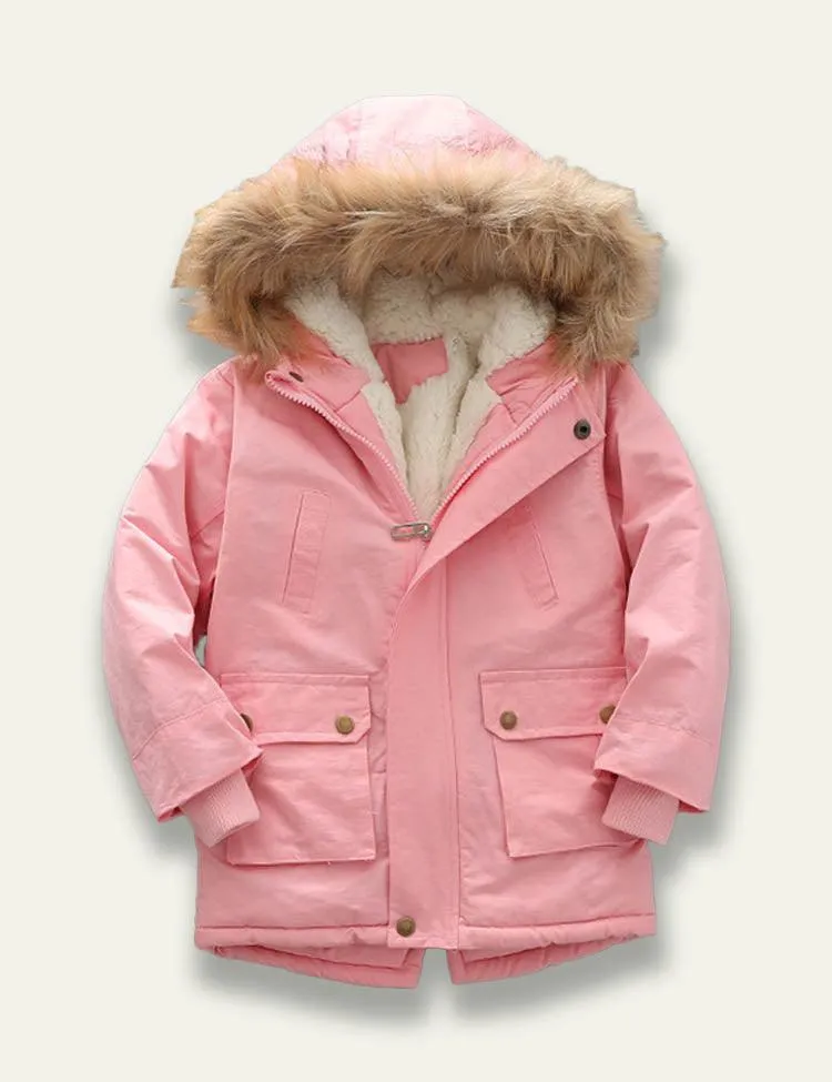 Hooded Pocket Cotton Coat - Image 2