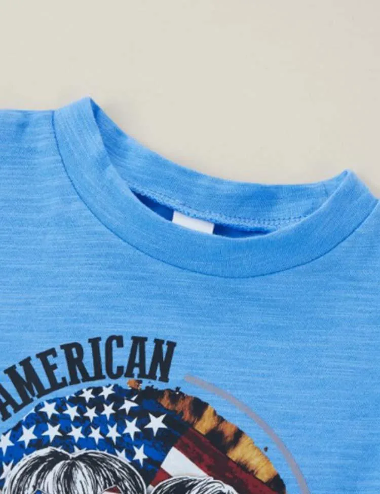 Independence Day Baby Flag Printed Set - Image 4