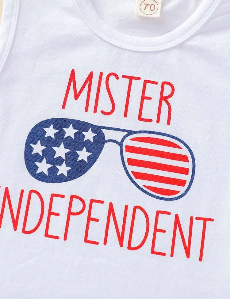 Independence Day Letter Glasses Printed Set - Image 5