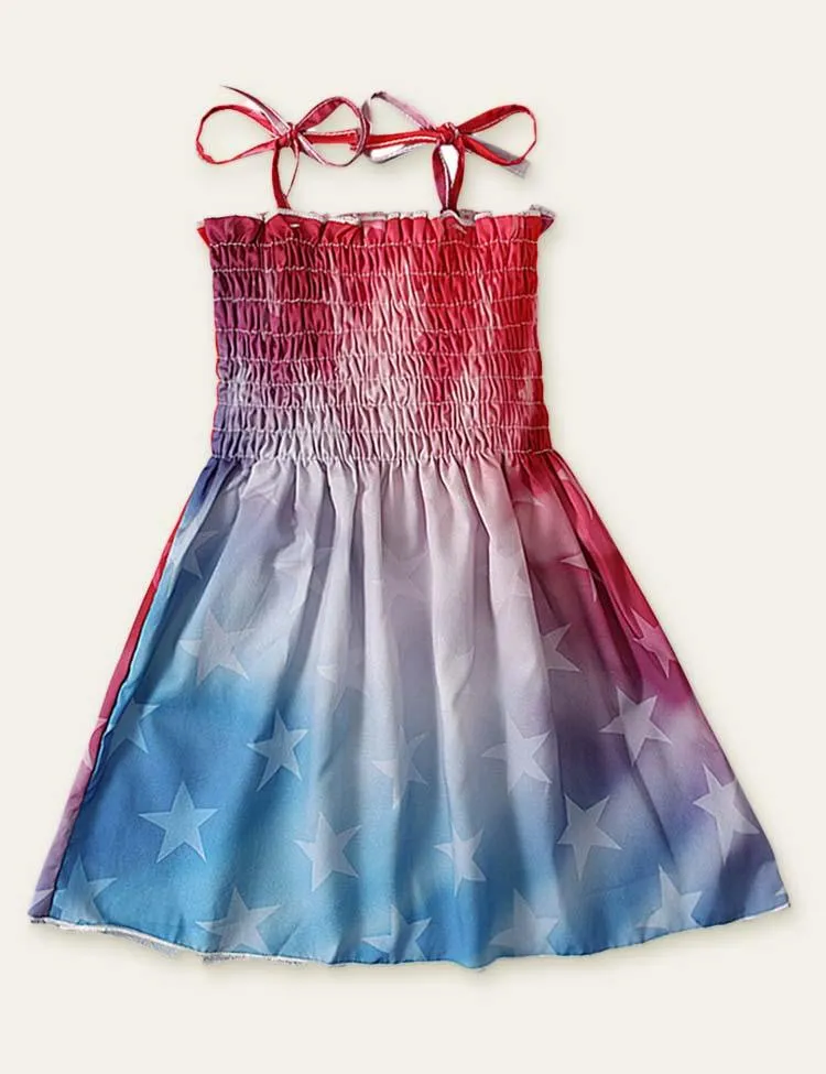 Independence Day Printed Sleeveless Dress - Image 12
