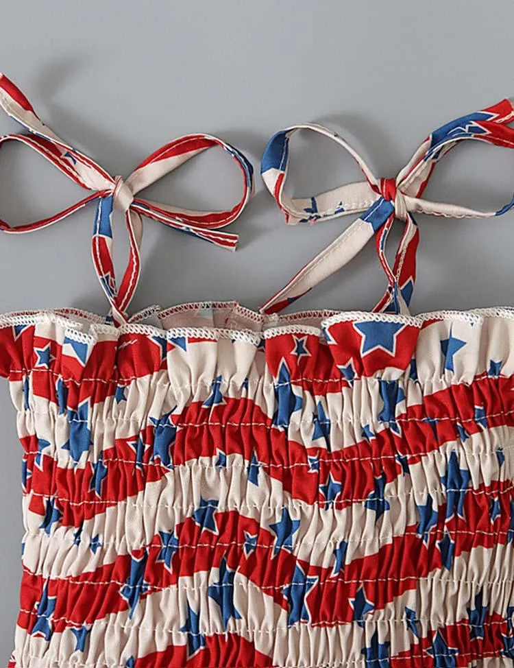 Independence Day Star Printed Dress - Image 6